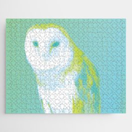 Barn Owl Remix Jigsaw Puzzle