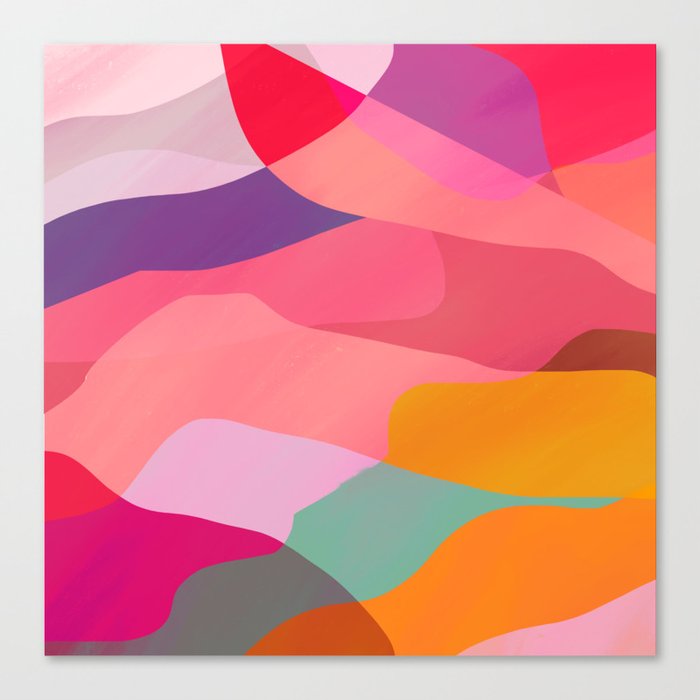 Abstract Colour Design Canvas Print