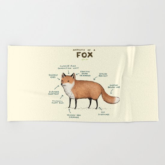 Anatomy of a Fox Beach Towel