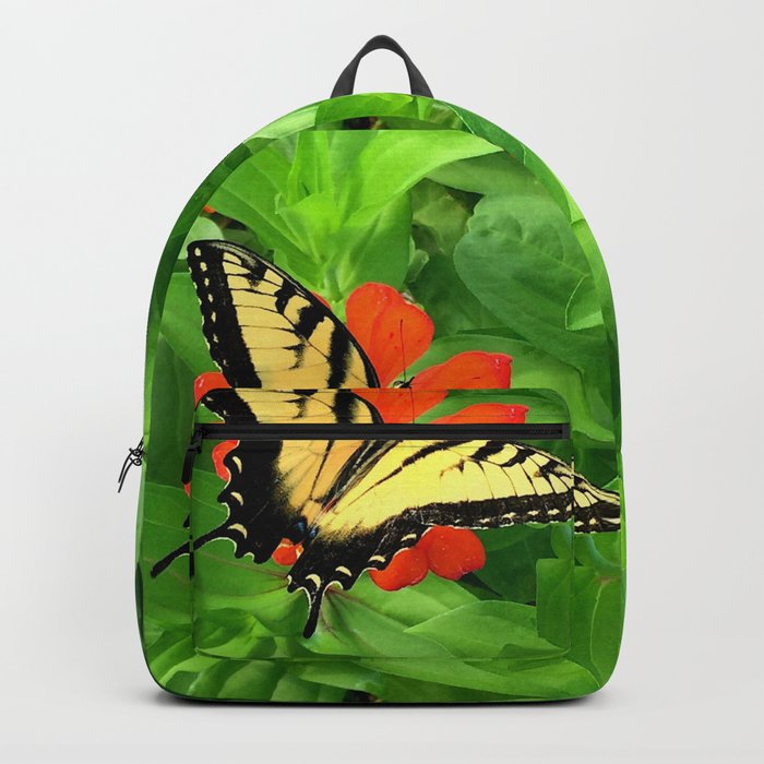 Butterfly on Zinnia 3 Backpack