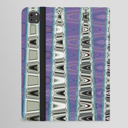Purple Black And White Abstraction iPad Folio Case
