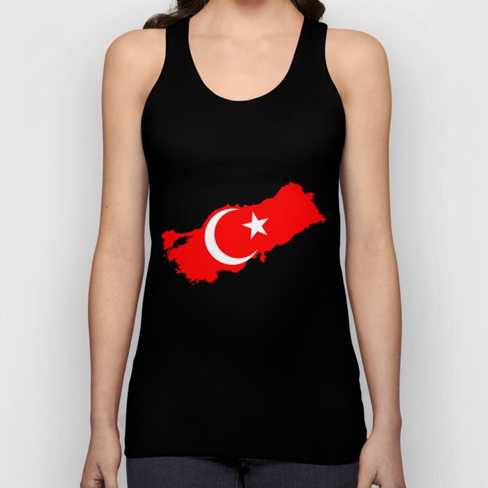 Turk Bayragi Unisex Tank Top By Merih001 Society6