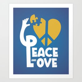 Ukraine peace, make peace in Ukraine Art Print