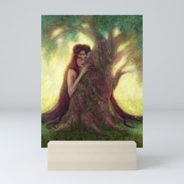 Old Tree Fairy Forest Mini Art Print