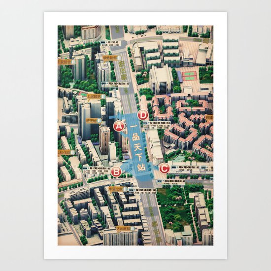 v o i s i e t e q u i Art Print