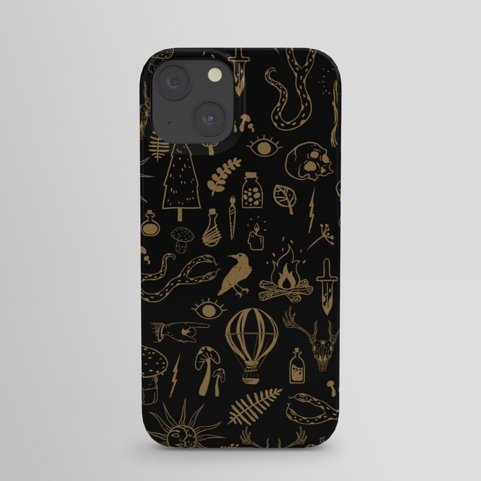 Pattern - Witch Steampunk Forest iPhone Case