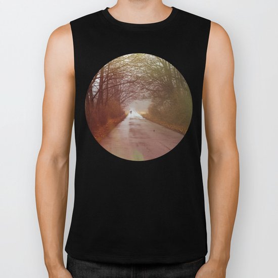 A Winter's Walk Biker Tank