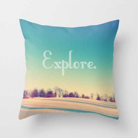 Explore Throw Pillow
