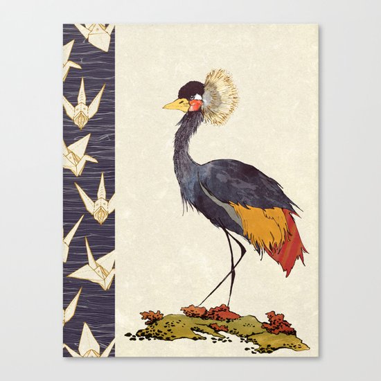 Paper cranes Canvas Print