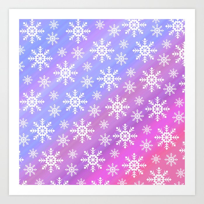 Snowflake Light Art Print
