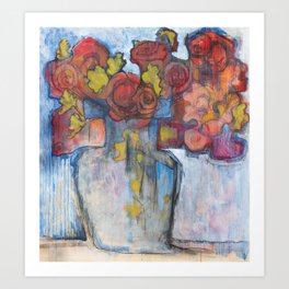 The Blue Vase Art Print