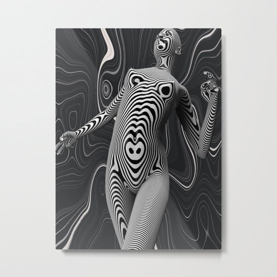Hypnotized Metal Print