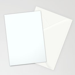 White Cotton Stationery Card