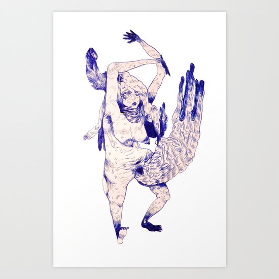 aozora Art Print