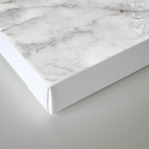 Pink Rose Gold Blush Metallic Glitter Foil On Gray Marble