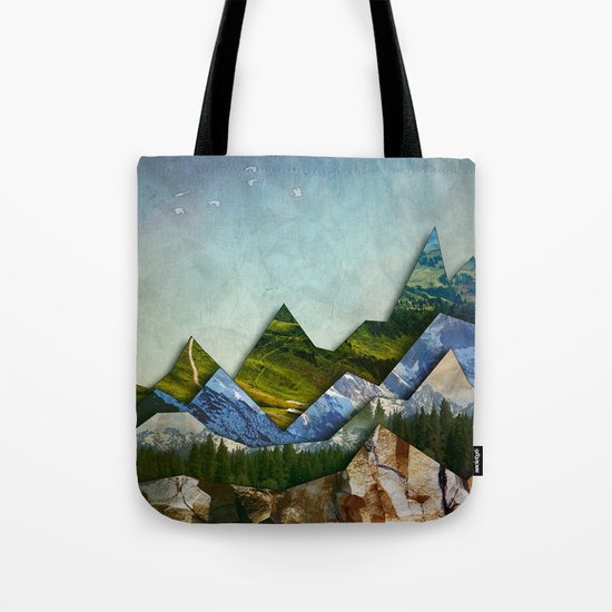 The Mountain Range Tote Bag