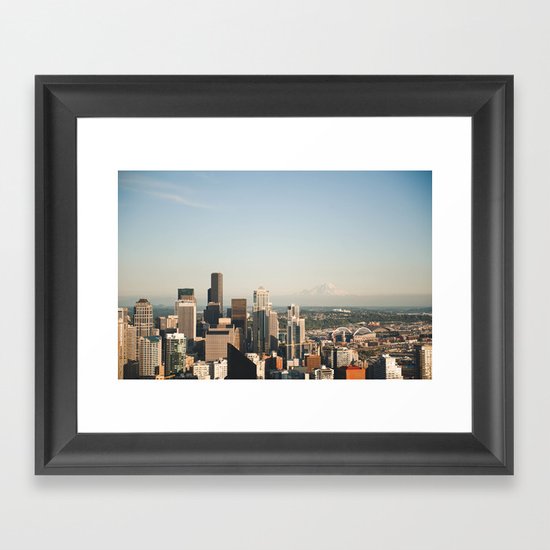 Mt. Rainier Framed Art Print