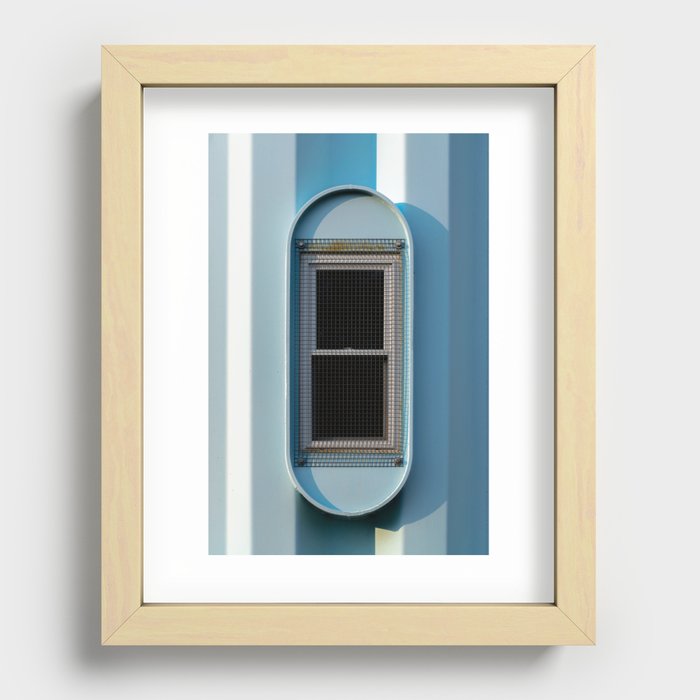 Water Tower Window Recessed Framed Print
