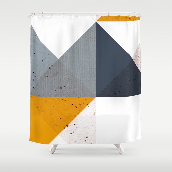 Modern Geometric 19/2 Shower Curtain