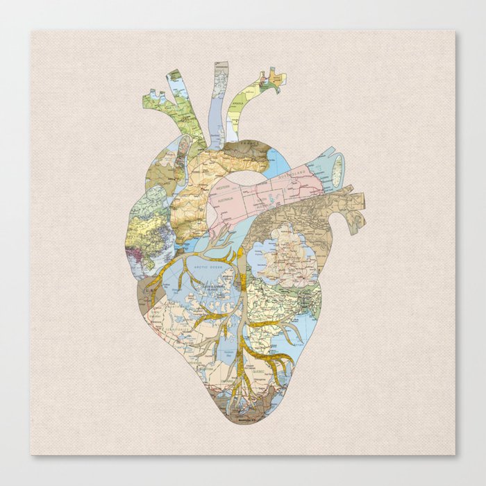 A Traveler's Heart (N.T) Canvas Print