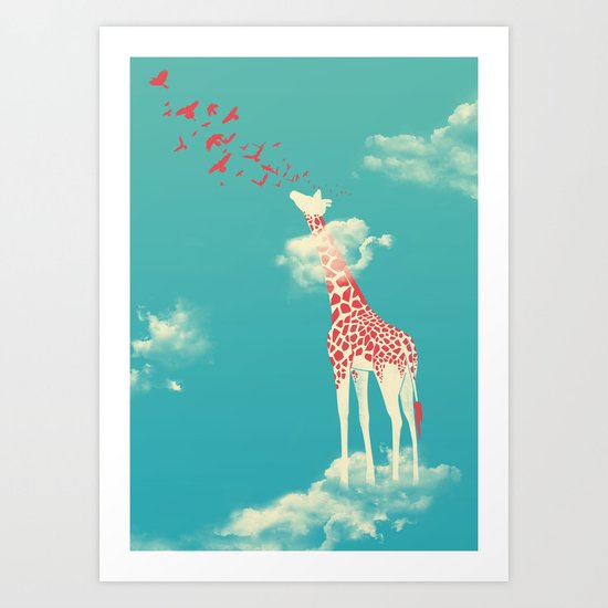 Head in the Clouds Art Print