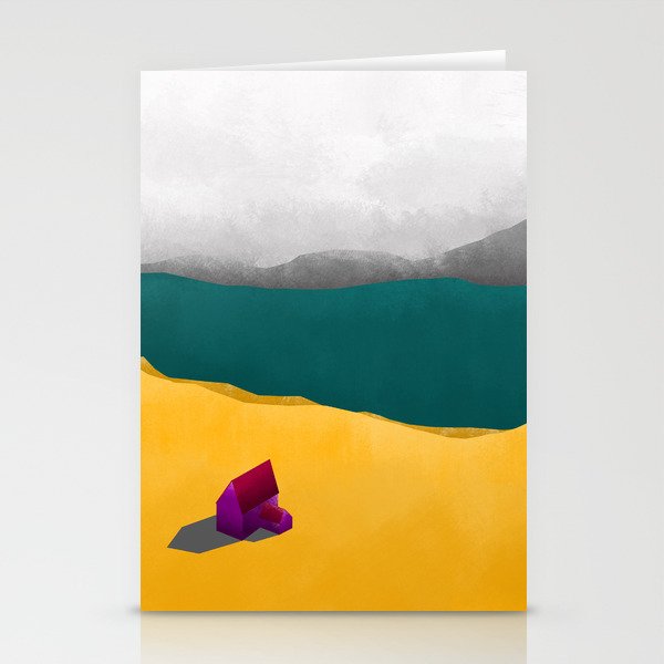 Simple Housing Beyond The Sea Stationery Cards By