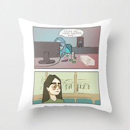 I Need More Coffee Throw Pillow