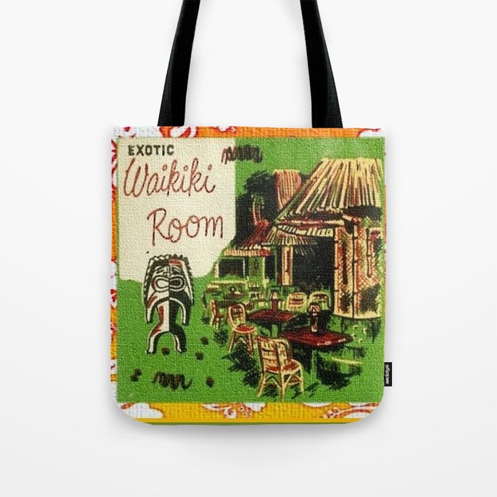 Tiki Art Exotic Waikiki Room Tote Bag