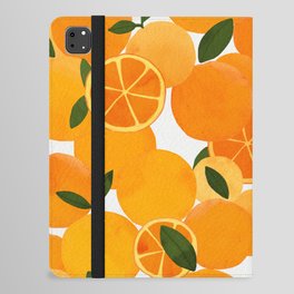 mediterranean oranges still life  iPad Folio Case