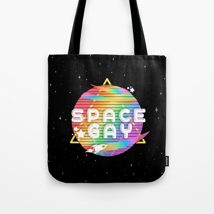 Space Gay Tote Bag