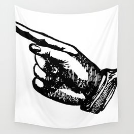 Pointing Wall Tapestry