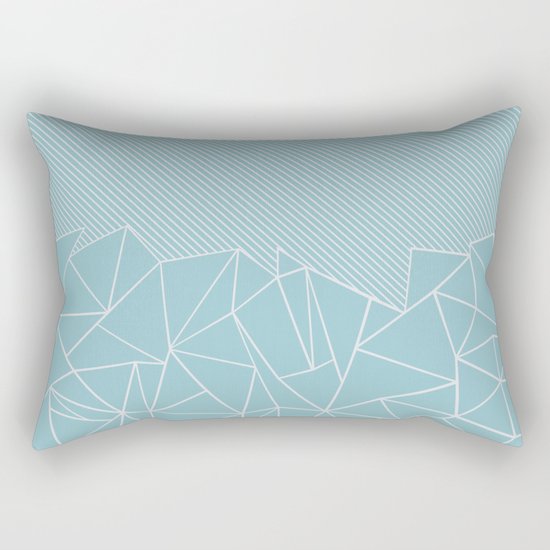 Ab Lines 45 Sea Rectangular Pillow