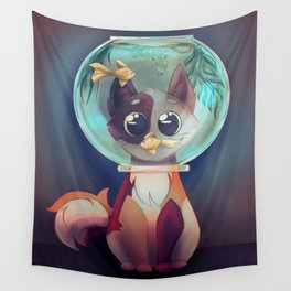 Fishbowl - Day  Wall Tapestry