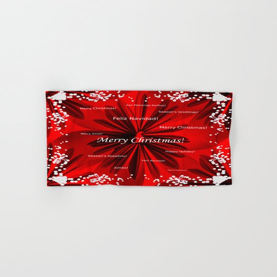 Merry Christmas Hand & Bath Towel