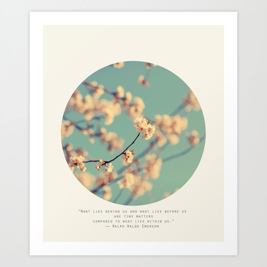 What Lies... Art Print