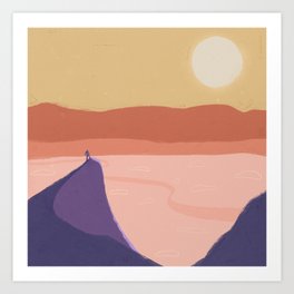 Hike Life Art Print