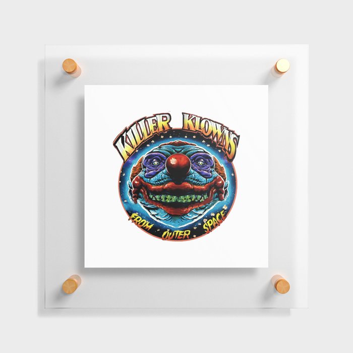 Killer Klowns From Outer Space Floating Acrylic Print