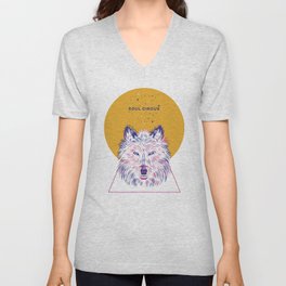 Wolf  V Neck T Shirt