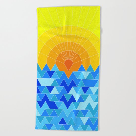 Sun & Sea Beach Towel