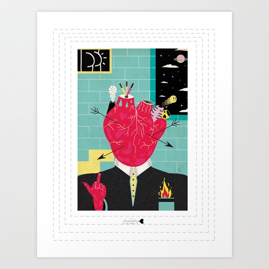 Lovers gonna love, Haters gonna hate Art Print