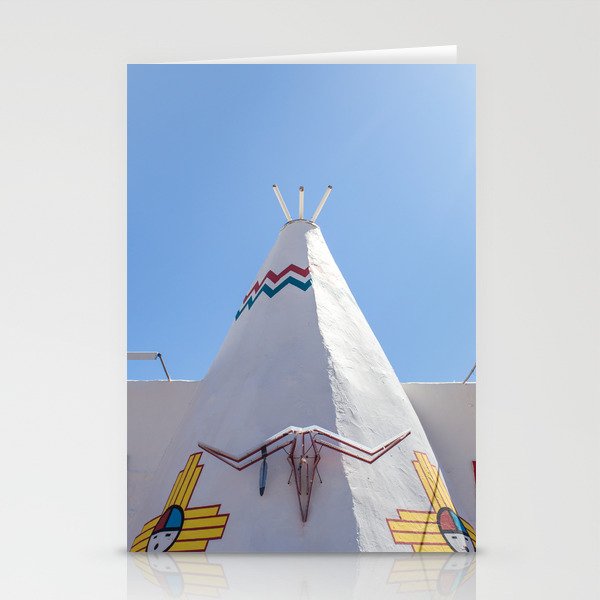Tepee Curios Route 66 Travel Photography Stationery Cards