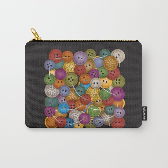 Buttons Carry-All Pouch