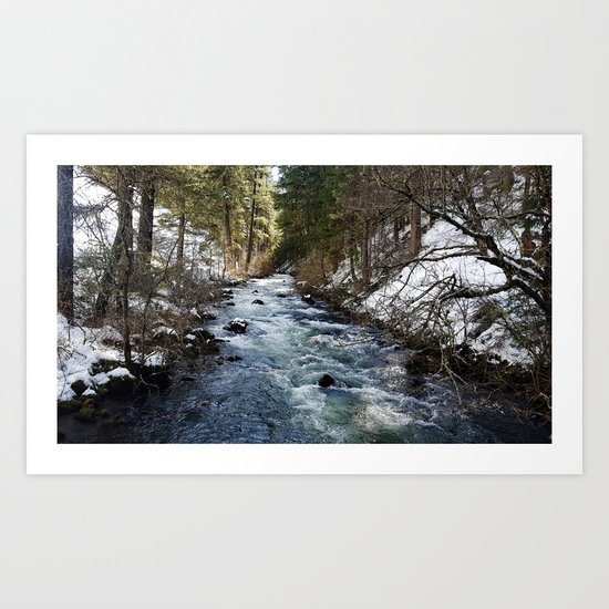 Burney Creek Art Print