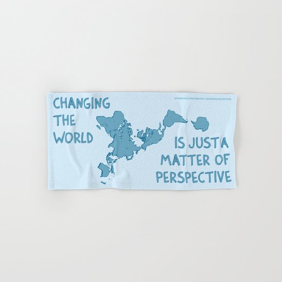 Dymaxion Perspective Hand & Bath Towel
