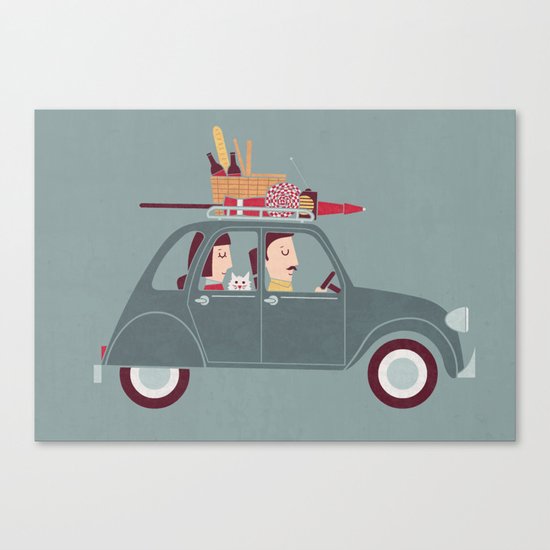 Picnic Canvas Print