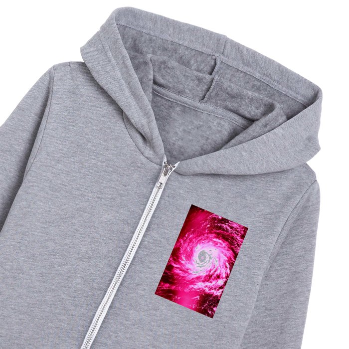 Pink Hurricane Kids Zip Hoodie