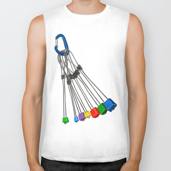 Rock Climbing Wires Biker Tank