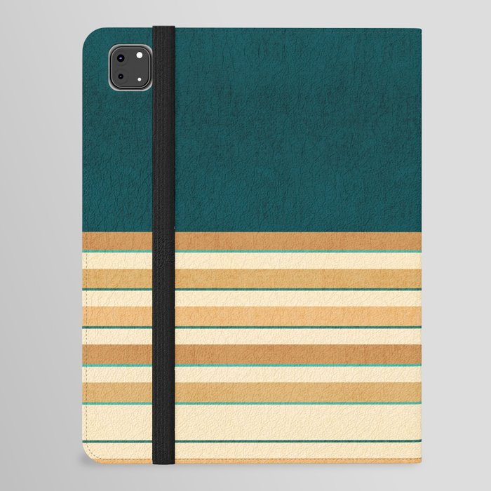 Chasing wave under the red moon iPad Folio Case