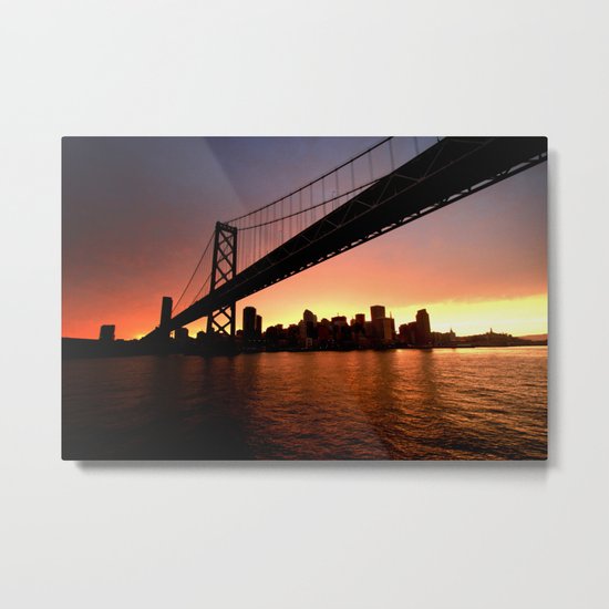 "I'm sittin' on the dock of the bay..." Metal Print