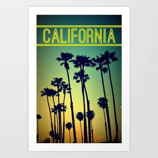 CALIFORNIA Art Print